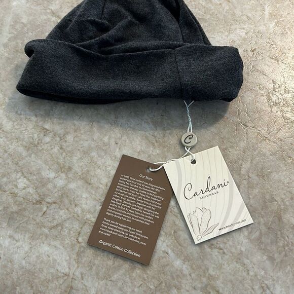 Charcoal Gray Cotton Cap NWT - Picture 4 of 5